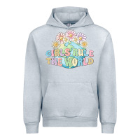 Heather Grey girls run the world Urban Hoodie - MaliasSmallBusiness