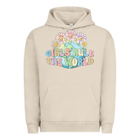 Pigment French Oak girls run the world Urban Hoodie - MaliasSmallBusiness