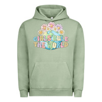 Pigment Oil Green girls run the world Urban Hoodie - MaliasSmallBusiness