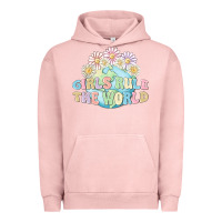 Pigment Salmon girls run the world Urban Hoodie - MaliasSmallBusiness