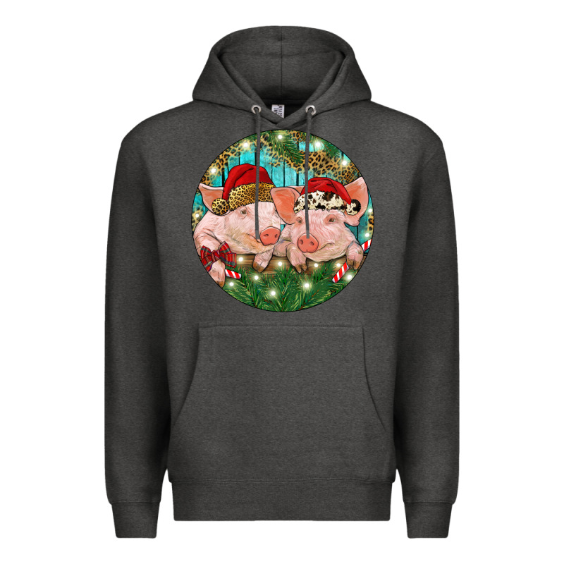Christmas Pigs Premium Hoodie by RanaPortraitStore | Teevron
