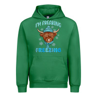 Emerald i'm freaking freezing Urban Hoodie - MaliasSmallBusiness
