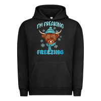 Pigment Black i'm freaking freezing Urban Hoodie - MaliasSmallBusiness