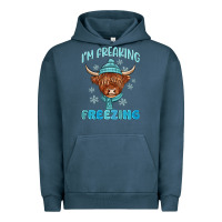 Pigment Midnight Navy i'm freaking freezing Urban Hoodie - MaliasSmallBusiness