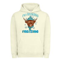 Pigment Pistachio i'm freaking freezing Urban Hoodie - MaliasSmallBusiness