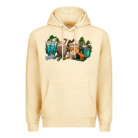 Pina Colada camping coffee cups Premium Hoodie - texasbilliewilder
