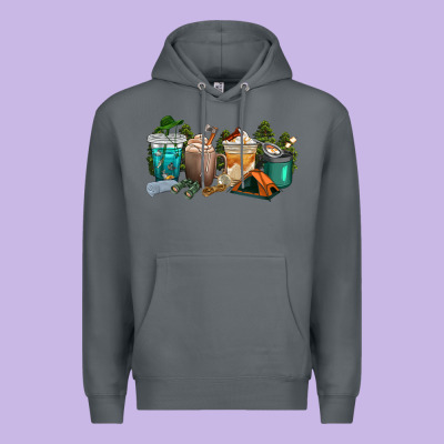 Premium Hoodie camping coffee cups