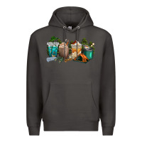 Smoke camping coffee cups Premium Hoodie - texasbilliewilder