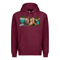 Camping Coffee Cups Premium Hoodie | Teevron