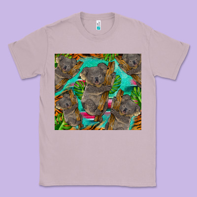 Koala Tumbler Classic Tee Designed By Barkaloodesign