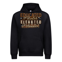 Black educated motivated elevated melanated Urban Hoodie - MaliasSmallBusiness