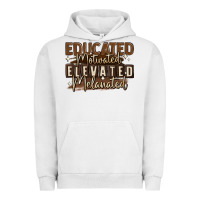 Pigment Lunar Rock educated motivated elevated melanated Urban Hoodie - MaliasSmallBusiness
