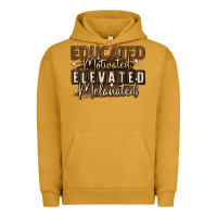 Pigment Peanut Butter educated motivated elevated melanated Urban Hoodie - MaliasSmallBusiness