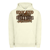 Pigment Pistachio educated motivated elevated melanated Urban Hoodie - MaliasSmallBusiness