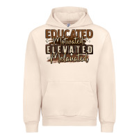 Sandshell educated motivated elevated melanated Urban Hoodie - MaliasSmallBusiness
