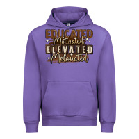 Tulip educated motivated elevated melanated Urban Hoodie - MaliasSmallBusiness