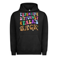 Pigment Black expensive diffucult and talks back Urban Hoodie - MaliasSmallBusiness