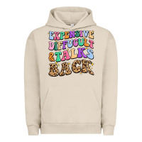 Pigment French Oak expensive diffucult and talks back Urban Hoodie - MaliasSmallBusiness