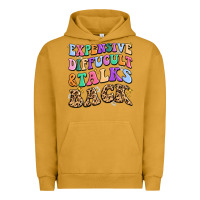 Pigment Peanut Butter expensive diffucult and talks back Urban Hoodie - MaliasSmallBusiness