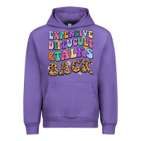 Tulip expensive diffucult and talks back Urban Hoodie - MaliasSmallBusiness