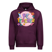 Mauve Wine pe teacher Urban Hoodie - MaliasSmallBusiness