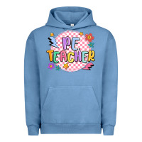 Pigment Pebble Blue pe teacher Urban Hoodie - MaliasSmallBusiness