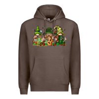 Coffee camping gnomies Premium Hoodie - texasbilliewilder