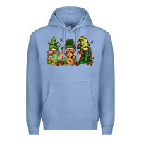 Colony Blue camping gnomies Premium Hoodie - texasbilliewilder
