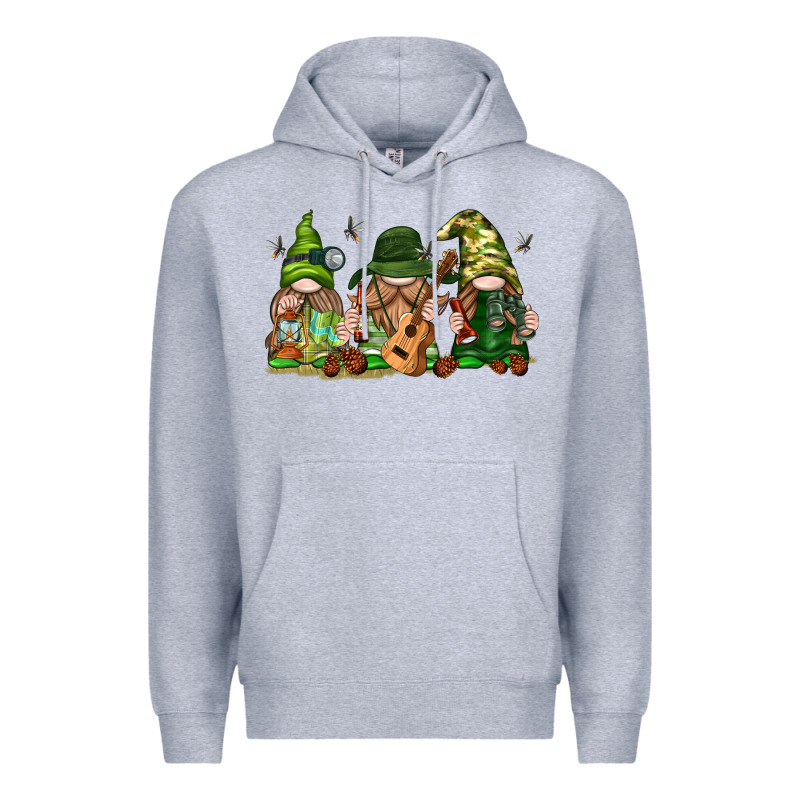 Camping Gnomies Premium Hoodie by texasbilliewilder | Teevron