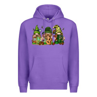 Purple camping gnomies Premium Hoodie - texasbilliewilder