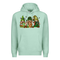 Seafoam camping gnomies Premium Hoodie - texasbilliewilder