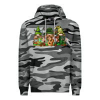 Slate Camo camping gnomies Premium Hoodie - texasbilliewilder