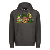 Smoke camping gnomies Premium Hoodie - texasbilliewilder