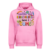 Fuchsia Pink watch out kindergarten here i come Urban Hoodie - MaliasSmallBusiness