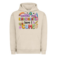 Pigment French Oak watch out kindergarten here i come Urban Hoodie - MaliasSmallBusiness