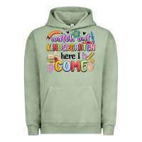Pigment Oil Green watch out kindergarten here i come Urban Hoodie - MaliasSmallBusiness