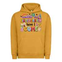 Pigment Peanut Butter watch out kindergarten here i come Urban Hoodie - MaliasSmallBusiness