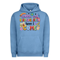 Pigment Pebble Blue watch out kindergarten here i come Urban Hoodie - MaliasSmallBusiness