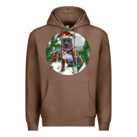 Chestnut Pitbull And Farm Premium Hoodie - RanaPortraitStore
