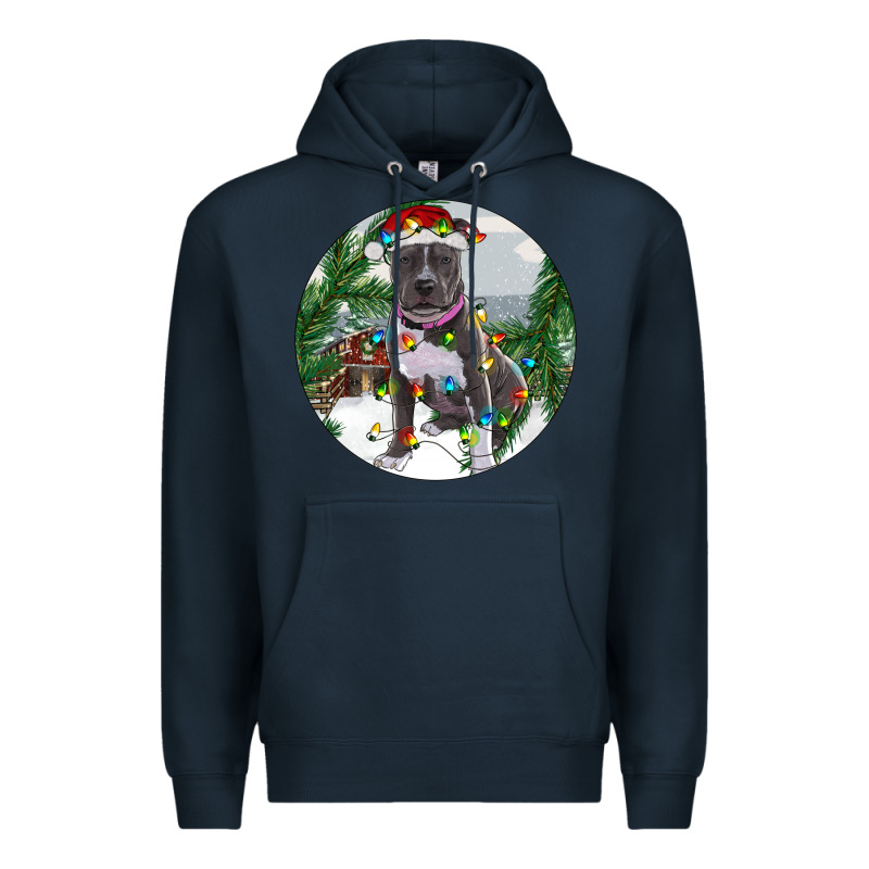 Pitbull And Farm Premium Hoodie by RanaPortraitStore | Teevron