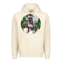 Sandshell Pitbull And Farm Premium Hoodie - RanaPortraitStore