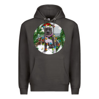 Smoke Pitbull And Farm Premium Hoodie - RanaPortraitStore
