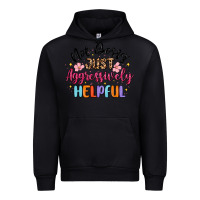 Black not bossy just aggressively helpful Urban Hoodie - MaliasSmallBusiness