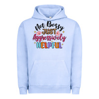 Pigment Grape Ice not bossy just aggressively helpful Urban Hoodie - MaliasSmallBusiness