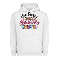 Pigment Lunar Rock not bossy just aggressively helpful Urban Hoodie - MaliasSmallBusiness