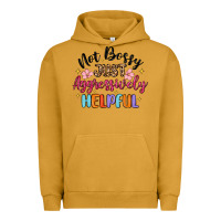 Pigment Peanut Butter not bossy just aggressively helpful Urban Hoodie - MaliasSmallBusiness