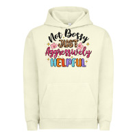 Pigment Pistachio not bossy just aggressively helpful Urban Hoodie - MaliasSmallBusiness