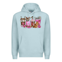 Blue Mist cat coffee cups Premium Hoodie - texasbilliewilder