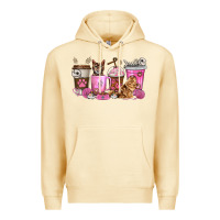 Pina Colada cat coffee cups Premium Hoodie - texasbilliewilder