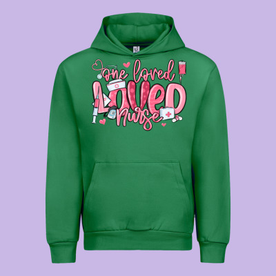 Urban Hoodie one loved nurse valentine's day